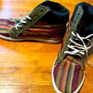 Barely worn unique Guatemala sneakers. Purchased in Guatemala, worn once
